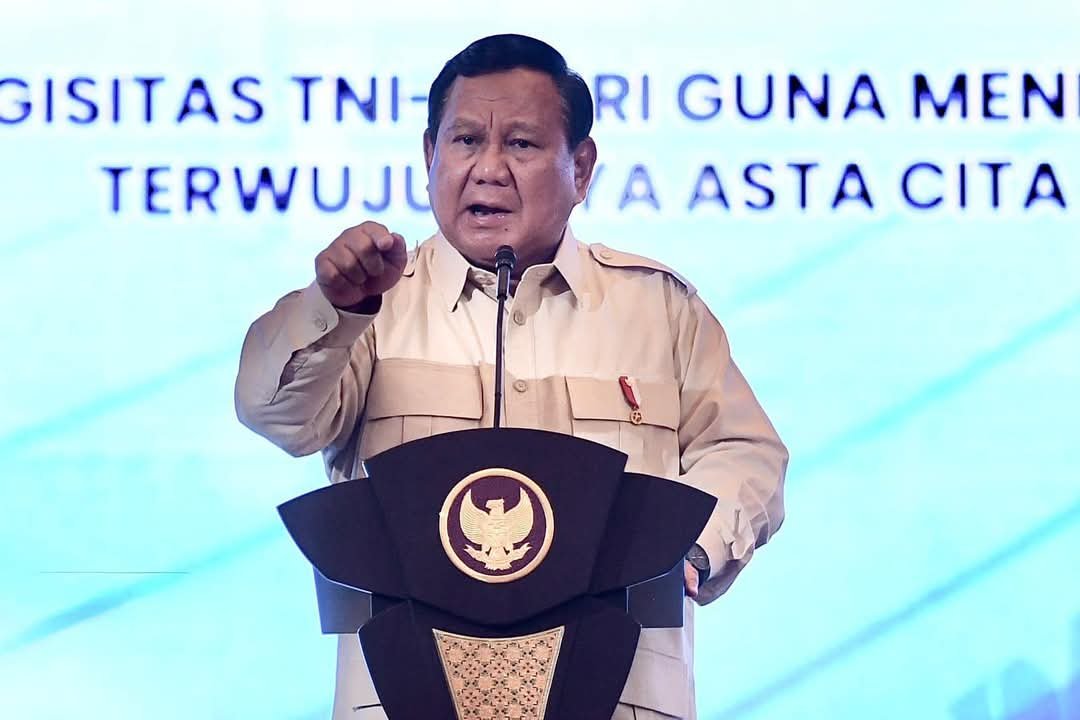 Presiden Prabowo Subianto ingatkan institusi TNI/POLRI Jaga integritas dan dedikasi